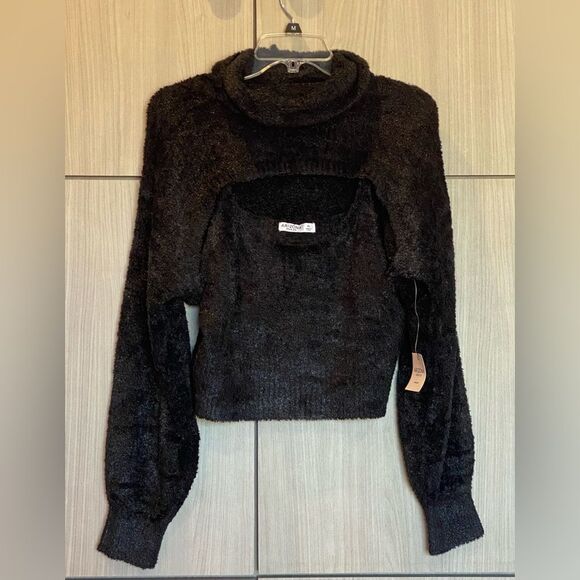 Arizona Womens Turtleneck Long Sleeve Sweater Set Juniors XL - Picture 3 of 10